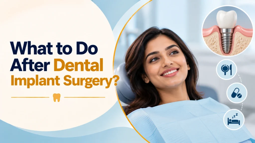 what to do after dental implant